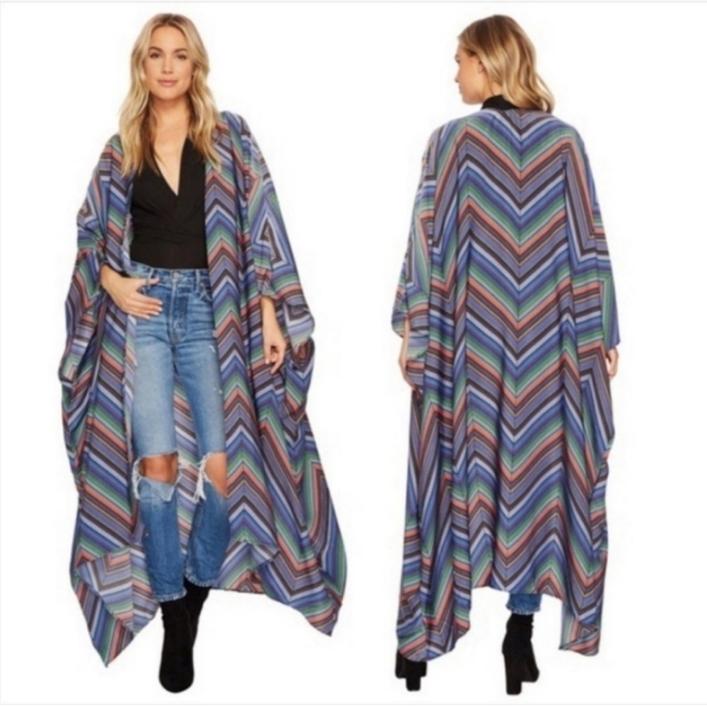 Free People intimately Mojave stripe kimono